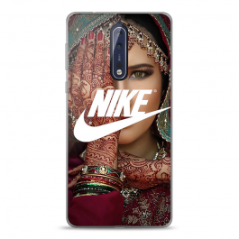 Indian Nike - Nokia 8 Carcasa Transparenta Silicon
