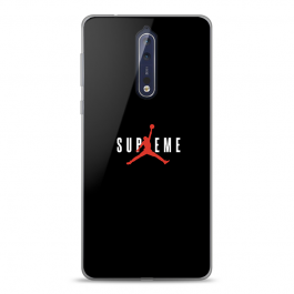 Jordan Supreme - Nokia 8 Carcasa Transparenta Silicon