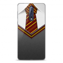 Harry Potter Tie - Nokia 8 Carcasa Transparenta Silicon