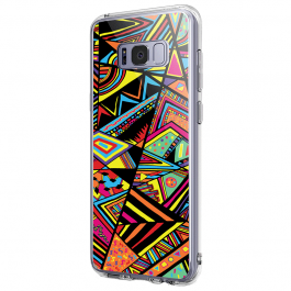 Patchy Stripes - Samsung Galaxy S8 Plus Carcasa Premium Silicon