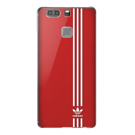 Red Adidas - Huawei P9 Carcasa Transparenta Silicon