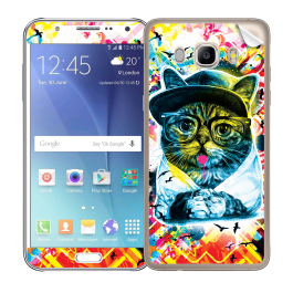 Hipster Meow - Samsung Galaxy J5 Skin
