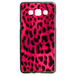 Pink Animal Print - Samsung Galaxy A5 Carcasa Silicon