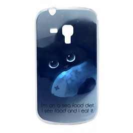 Sea Food - Samsung Galaxy S3 Mini Carcasa Transparenta Plastic