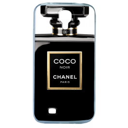 Coco Noir Perfume - Samsung Galaxy S4 Carcasa Transparenta Silicon