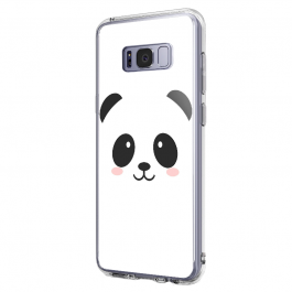 Kawaii Panda Face - Samsung Galaxy S8 Carcasa Premium Silicon