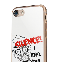 Silence I Keel You - iPhone 7 / iPhone 8 Carcasa Transparenta Silicon