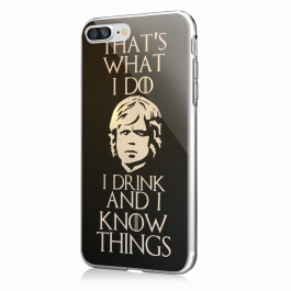 GoT Tyrion 2 - iPhone 7 Plus / iPhone 8 Plus Carcasa Transparenta Silicon