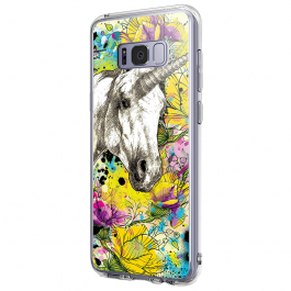 Unicorns and Fantasies - Samsung Galaxy S8 Carcasa Premium Silicon