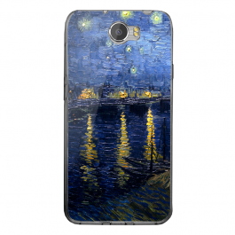 Van Gogh - Starryrhone - Huawei Y5 II Carcasa Transparenta Silicon 