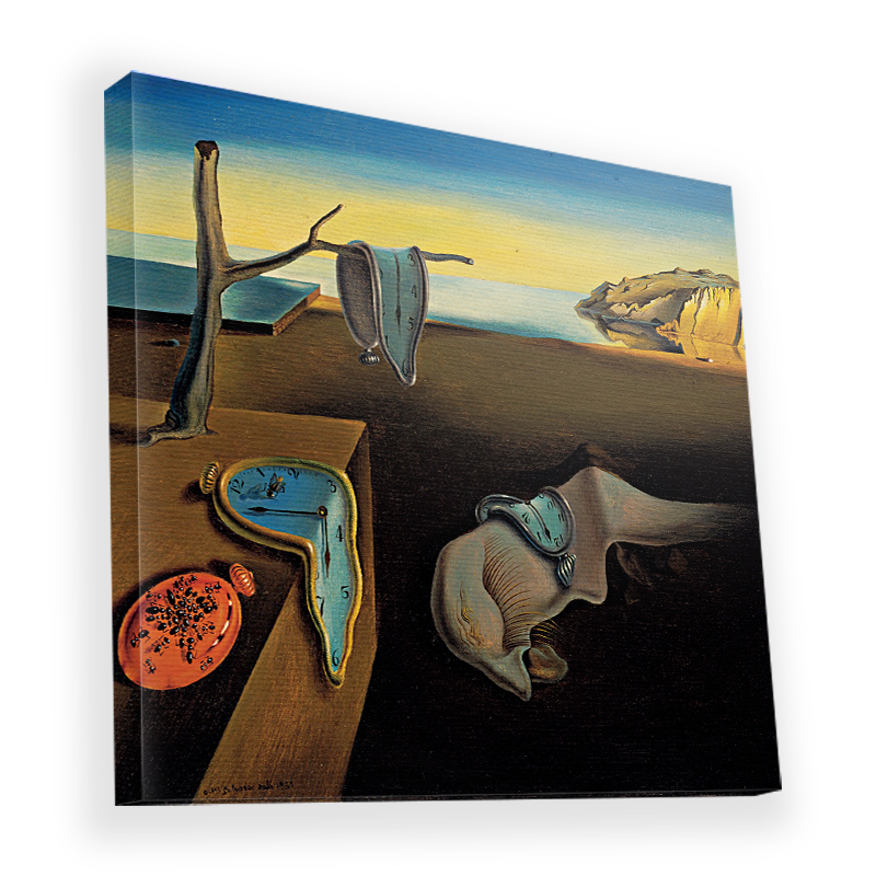 Salvador Dali - The Persistence of Memory - Canvas Art 45x45