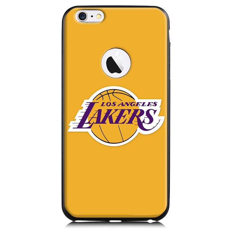 Los Angeles Lakers - iPhone 6 Plus Carcasa TPU Premium Neagra