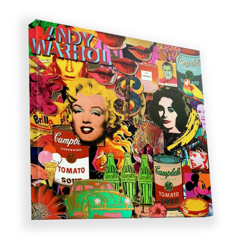 Pop Art Mix - Canvas Art 90x90