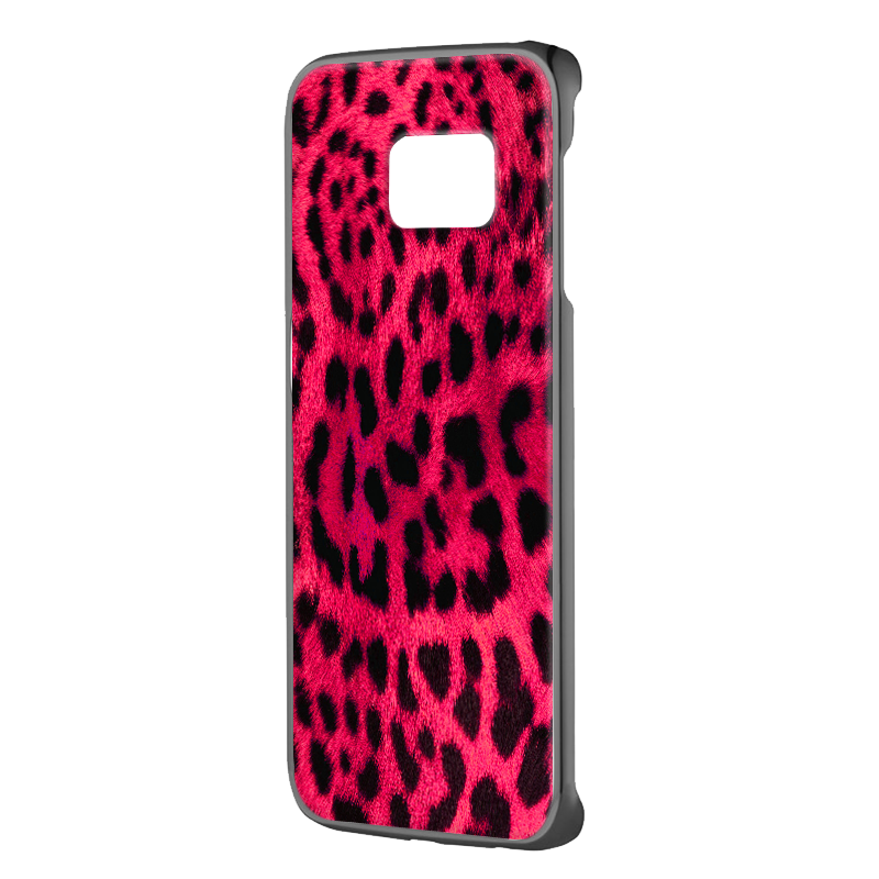 Pink Animal Print - Samsung Galaxy S6 Edge Carcasa Plastic Premium