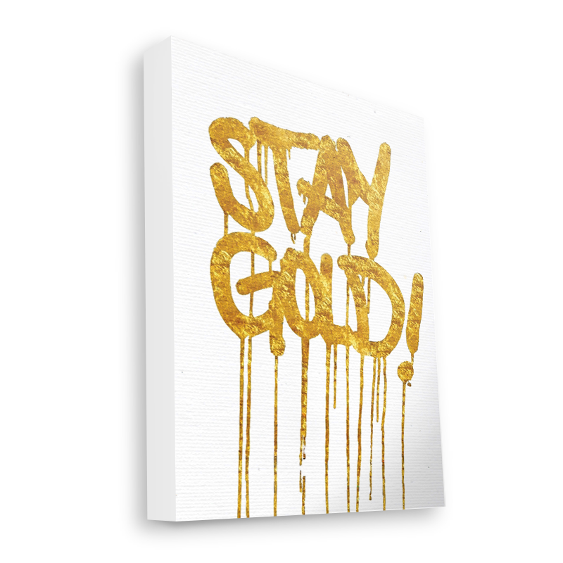 Stay Gold - Canvas Art 35x30