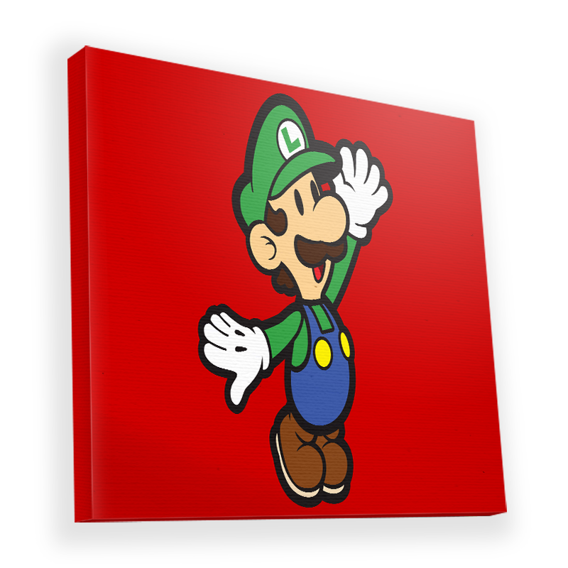 Luigi Two - Canvas Art 90x90