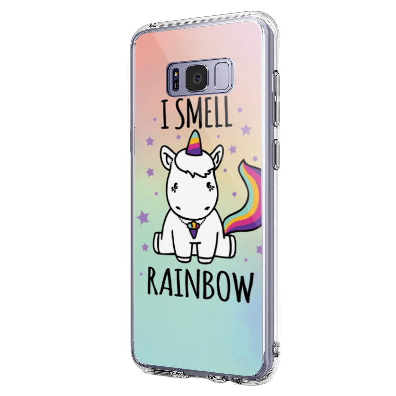 I smell rainbow - Samsung Galaxy S8 Plus Carcasa Transparenta Silicon