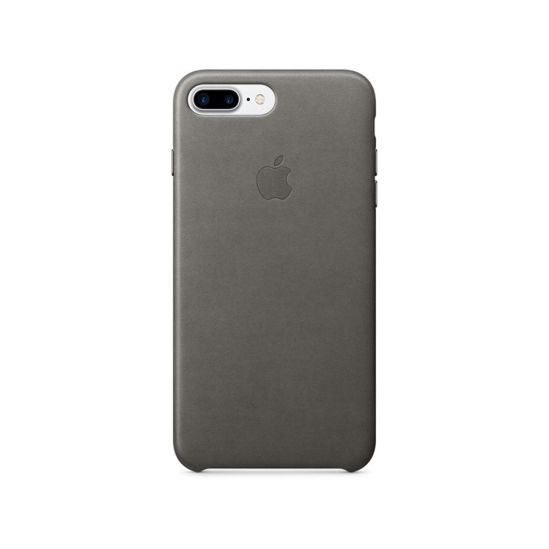 Apple Leather Storm Gray - iPhone 7 Plus Carcasa (Piele Naturala)