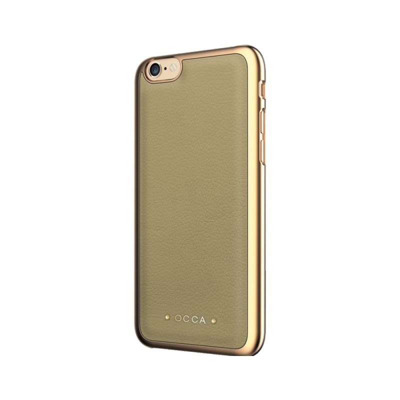 Occa Absolute Khaki - iPhone 7 Carcasa TPU (piele naturala)