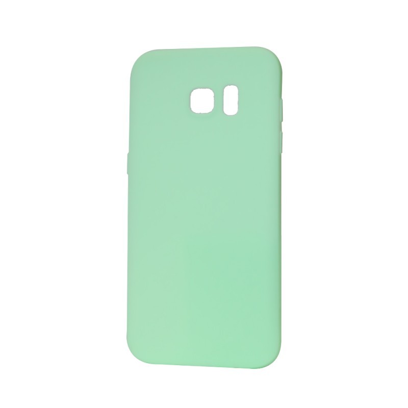 Procell Silky - Samsung Galaxy S7 Edge Carcasa Silicon Verde