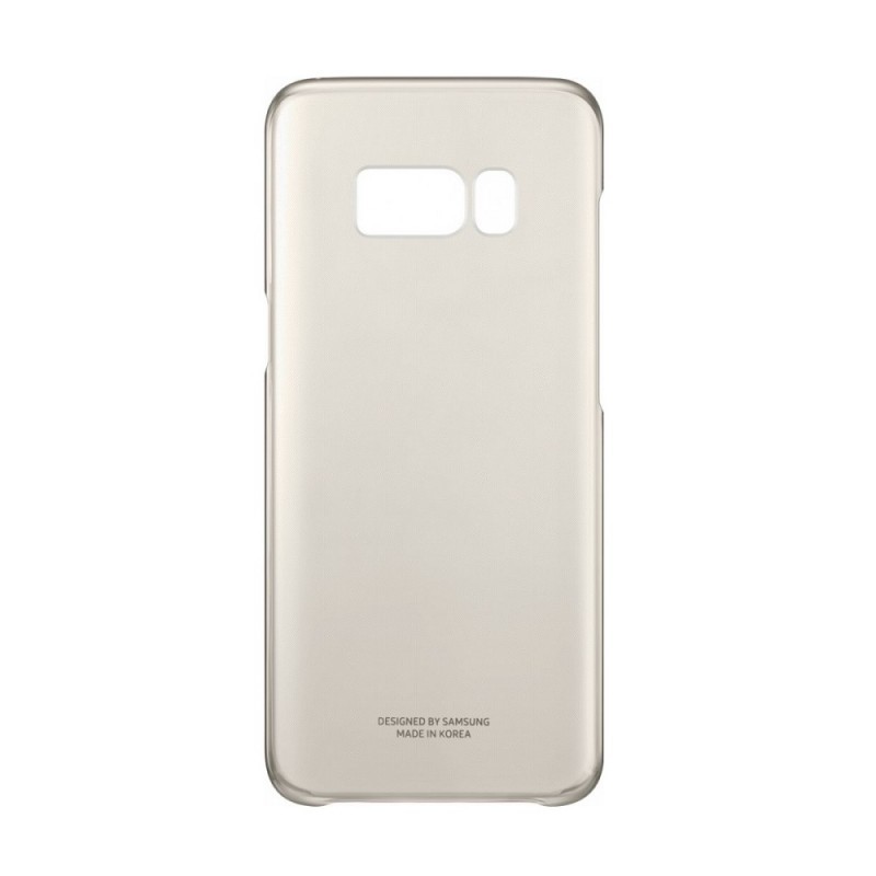 Samsung Clear Cover Gold - Samsung Galaxy S8 Carcasa Plastic