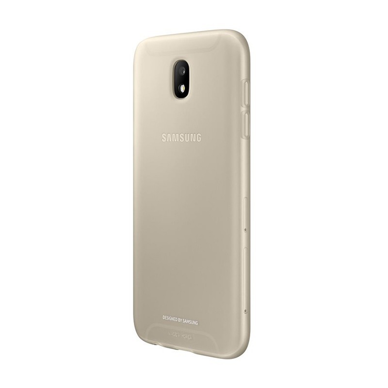 Samsung Jelly Cover Gold - Samsung Galaxy J5 (2017) Carcasa Silicon Aurie