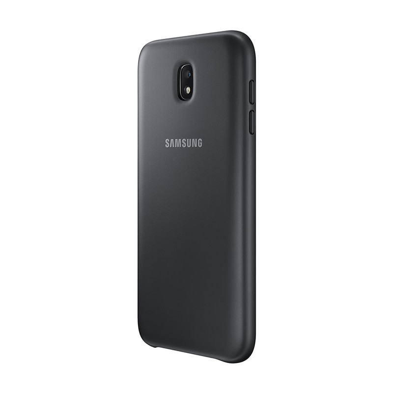 Samsung Dual Layer Cover Black - Samsung Galaxy J7 (2017) Carcasa Silicon Negru
