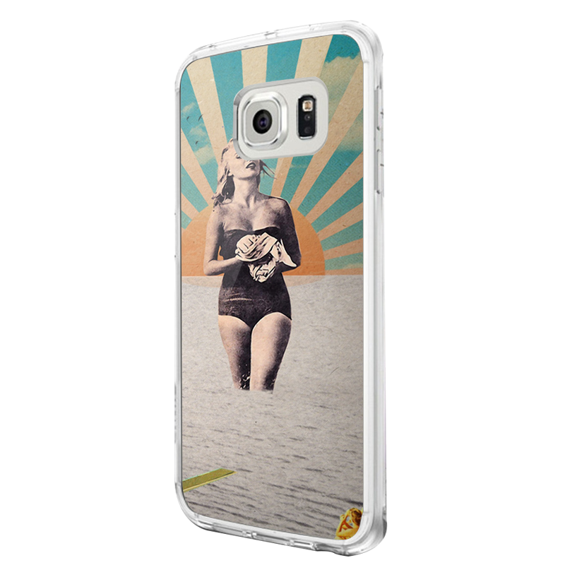 Retro Swim - Samsung Galaxy S6 Carcasa Plastic Premium