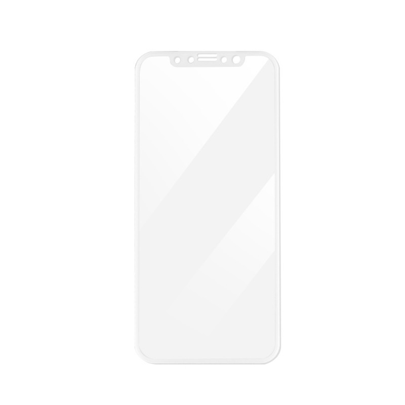 Folie Magic Sticla 3D Full Cover White (0.33mm, 9H) - iPhone X