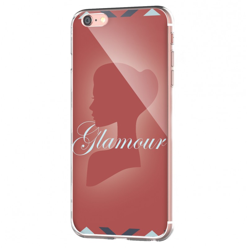 Glamour - iPhone 6 Carcasa Transparenta Silicon