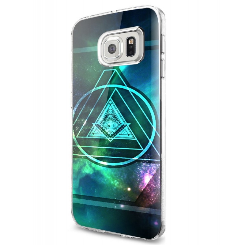 Triangle Galaxy 2 - Samsung Galaxy S7 Edge Carcasa Silicon 