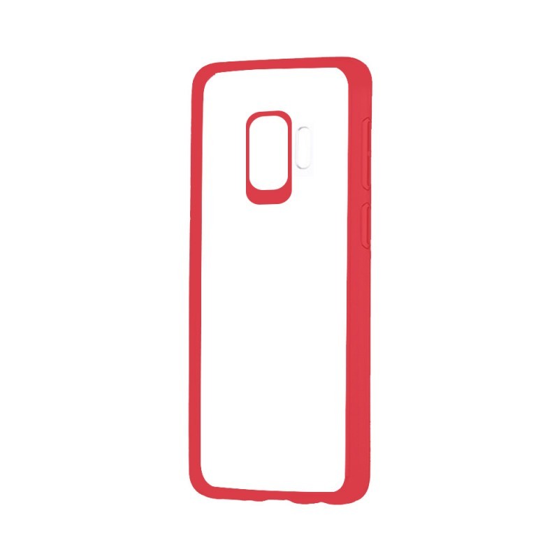  Devia Pure Style Red - Samsung Galaxy S9 Carcasa (antishock, spate dur si margini mate & flexibile)