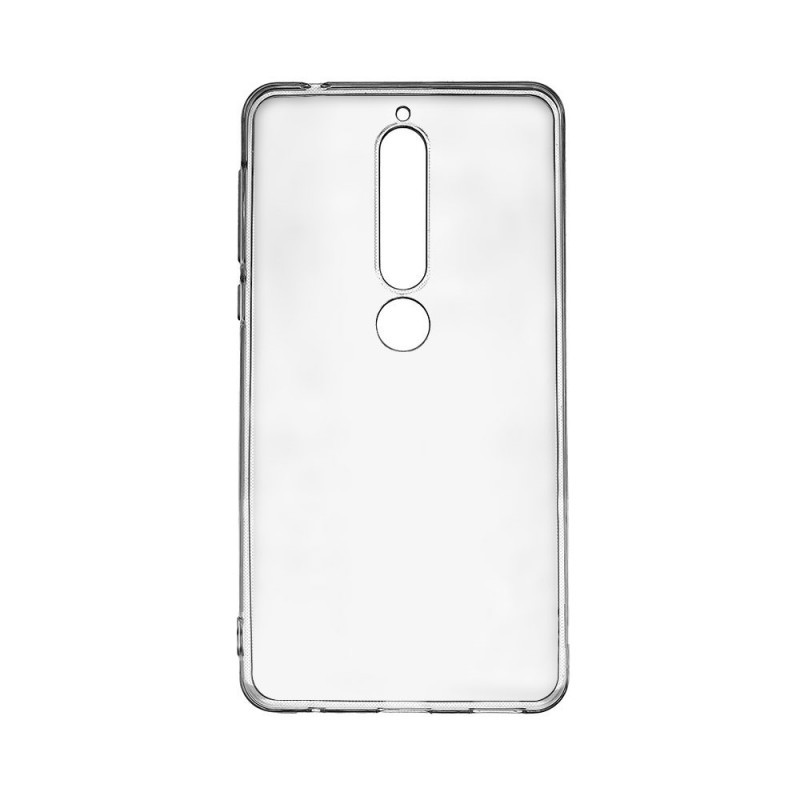 Lemontti - Nokia 6.1 (Nokia 6 2018) Carcasa Silicon Transparent
