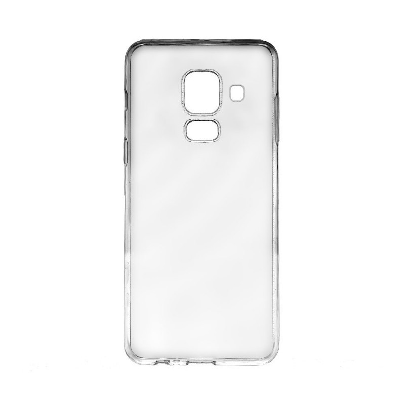 Lemontti - Samsung Galaxy A8 (2018) Carcasa Silicon Transparent