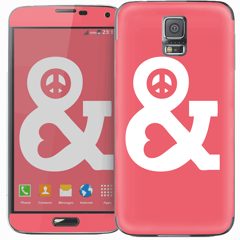 Peace & Love - Samsung Galaxy S5 Skin