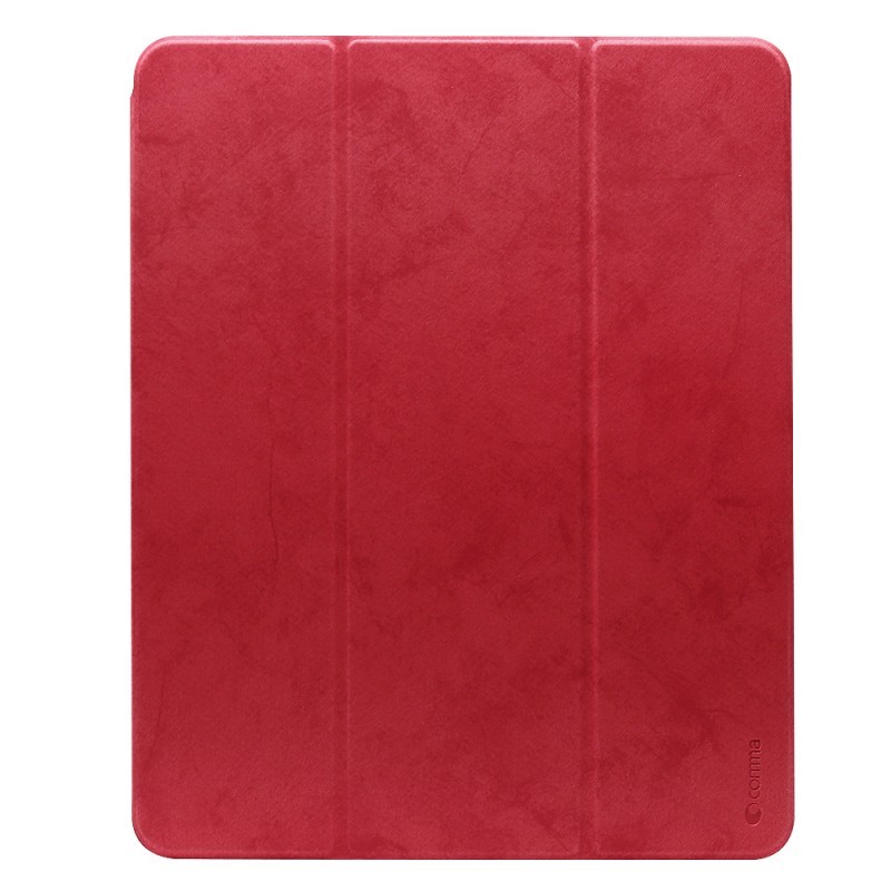 Comma Leather Case Red - iPad Pro 12.9 inch 2018 Husa Piele (pencil slot)