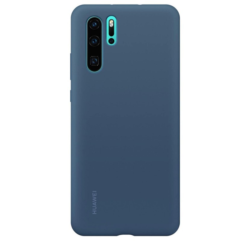Huawei Case - Huawei P30 Pro Carcasa Silicon Albastra