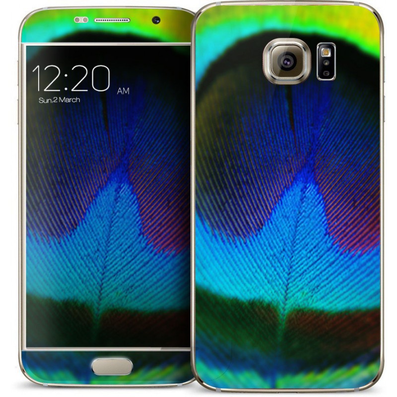 Peacock Feather - Samsung Galaxy S6 Skin
