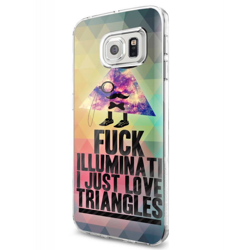 Love Triangles - Samsung Galaxy S7 Edge Carcasa Silicon