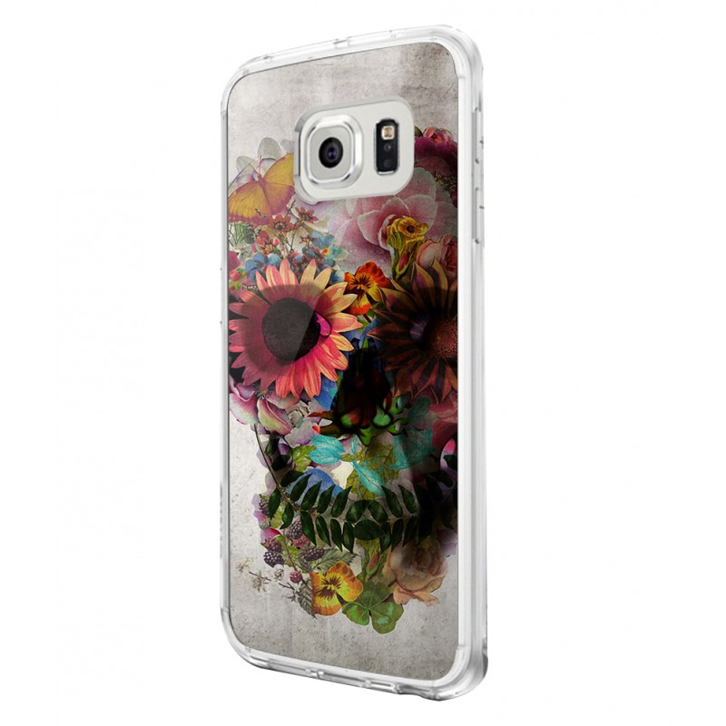 Spring skull - Samsung Galaxy S6 Carcasa Plastic Premium 