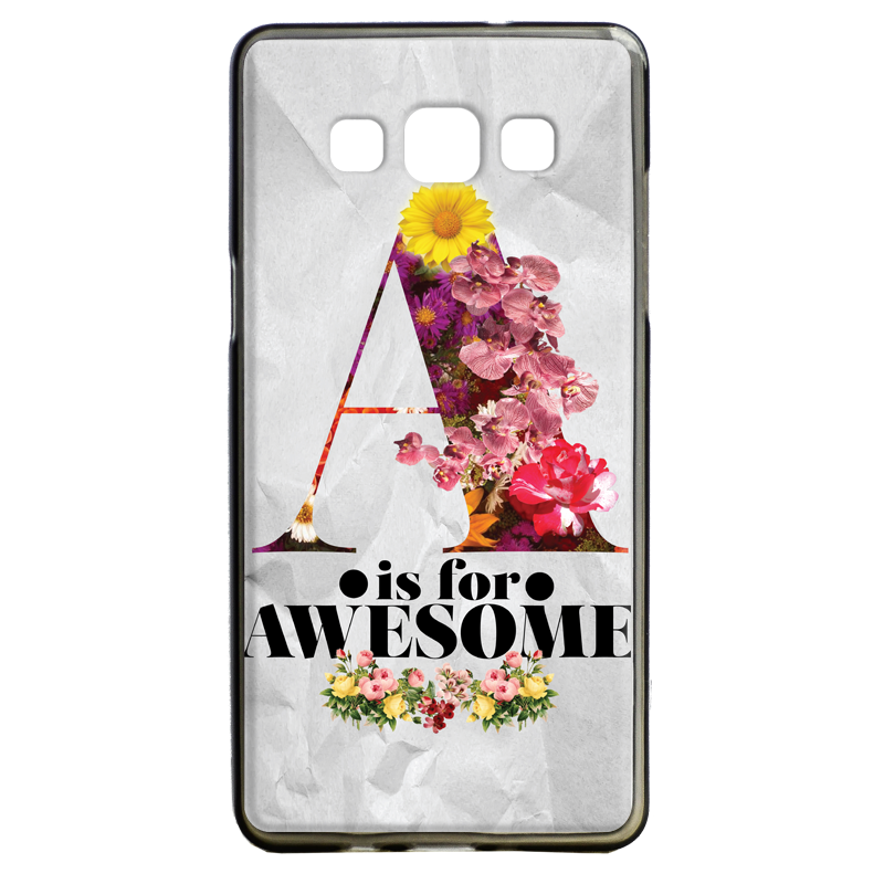 A is for Awesome - Samsung Galaxy A5 Carcasa Silicon