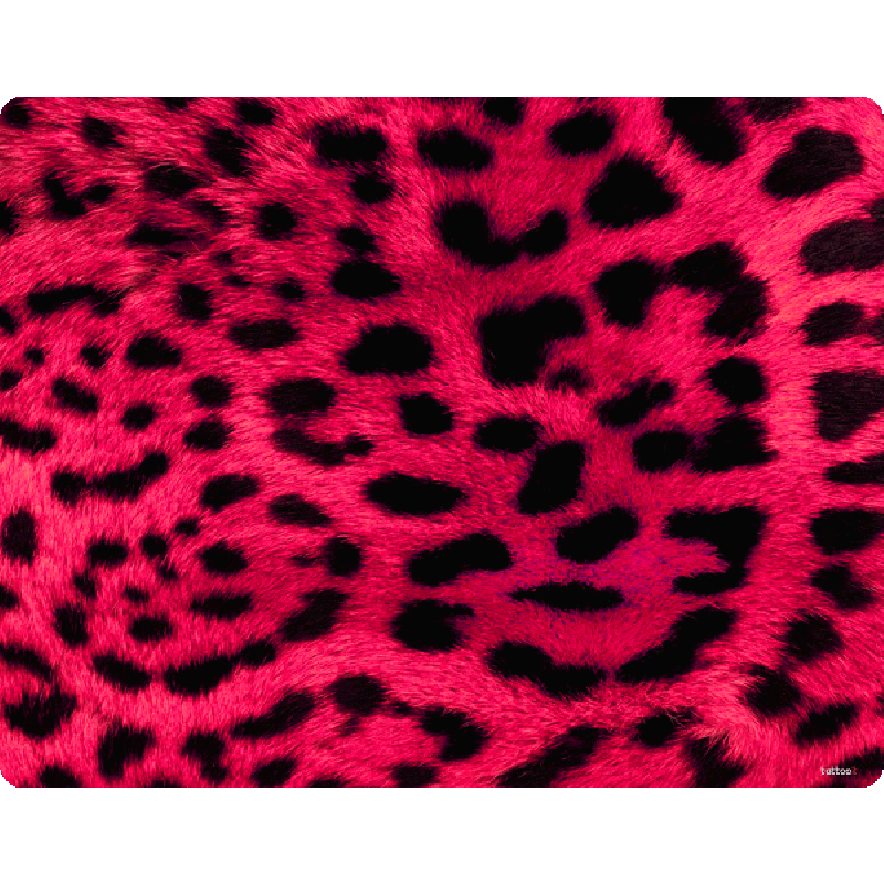 Pink Animal Print - Sony Xperia E1 Carcasa Neagra Silicon