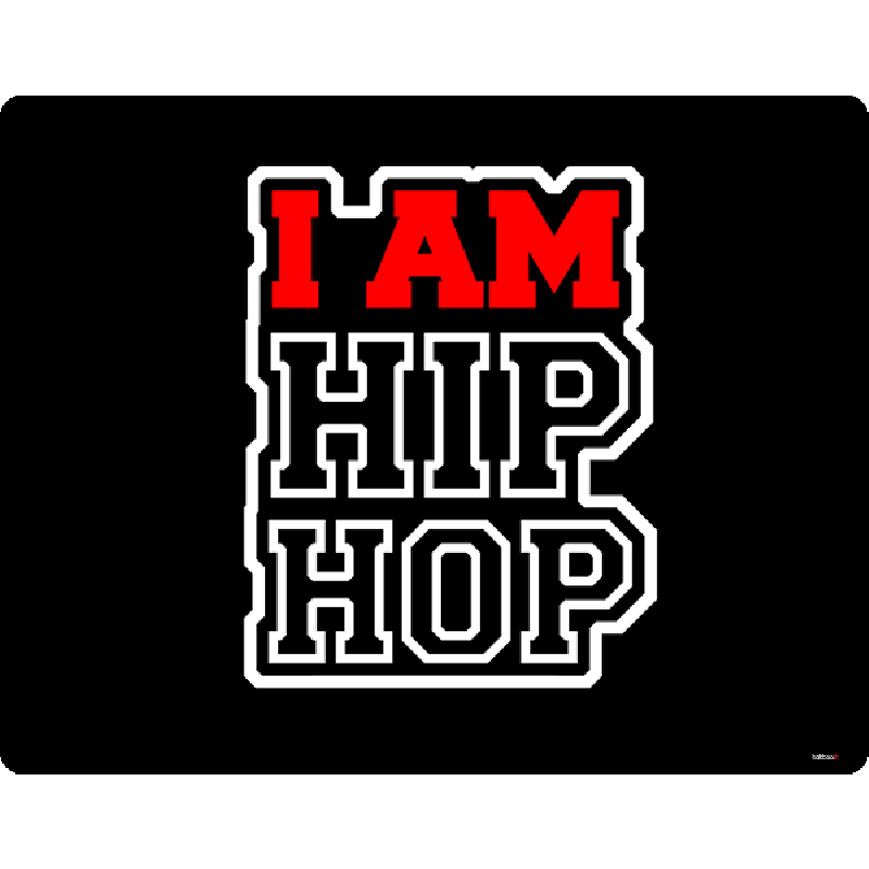 I am Hip Hop - Sony Xperia E3 Carcasa Neagra Silicon