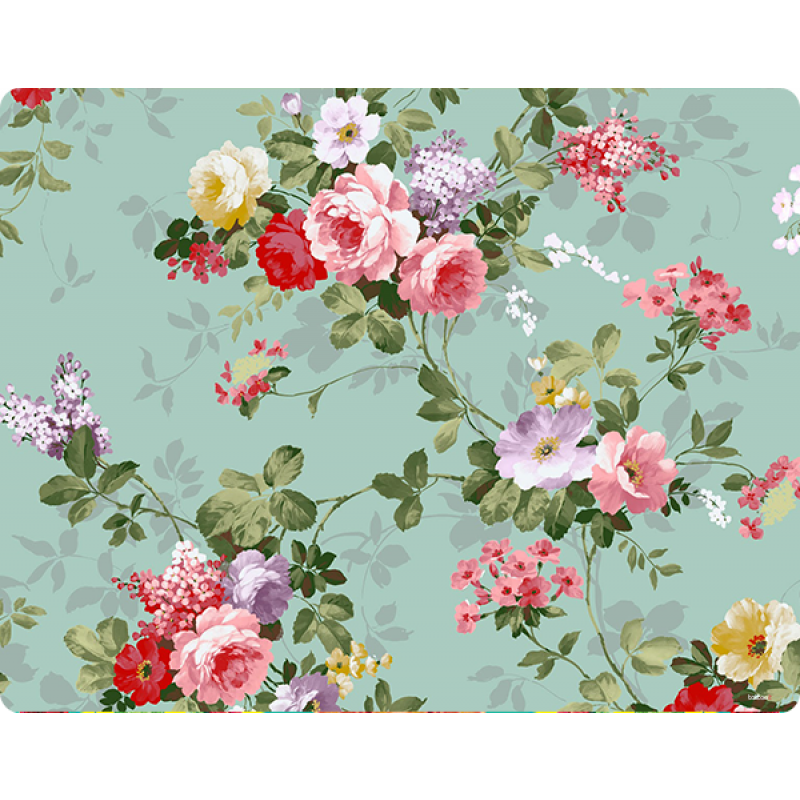 Retro Flowers Wallpaper - iPhone 6 Husa Book Alba Piele Eco