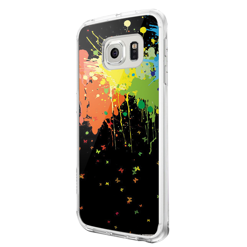 Paint Stains - Samsung Galaxy S6 Carcasa Plastic Premium