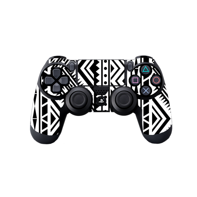 Tribal Black & White - PS4 Dualshock Controller Skin