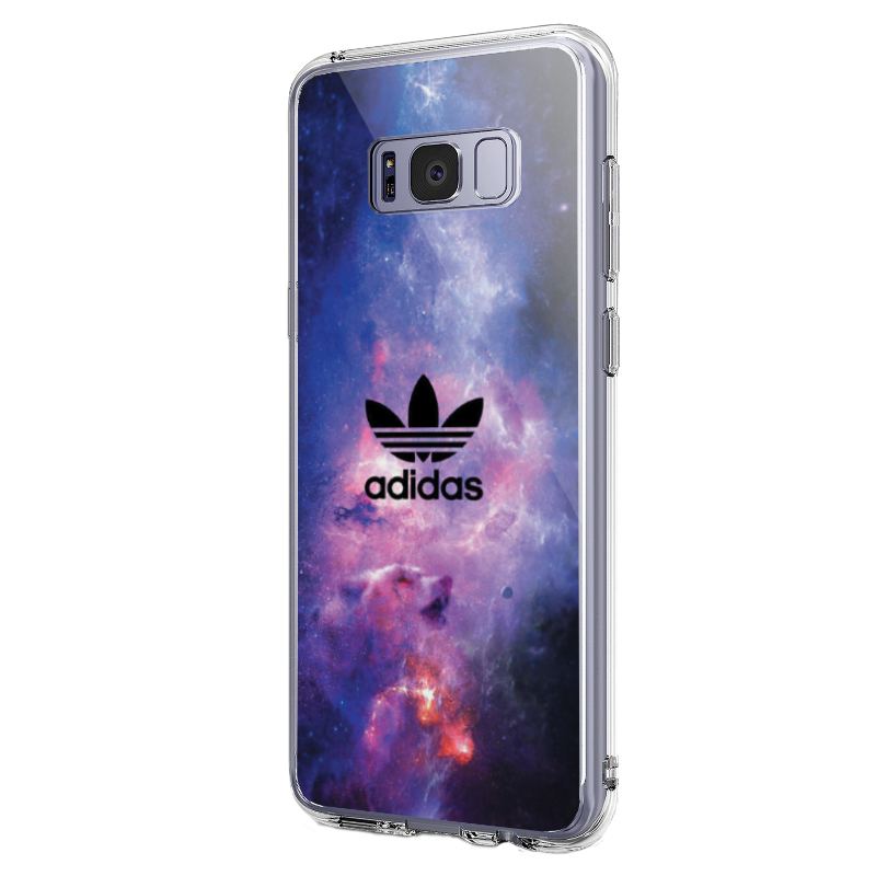 Adidas Galaxy - Samsung Galaxy S8 Plus Carcasa Transparenta Silicon