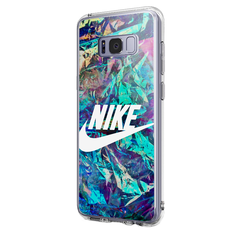 Glitchy Nike - Samsung Galaxy S8 Carcasa Premium Silicon
