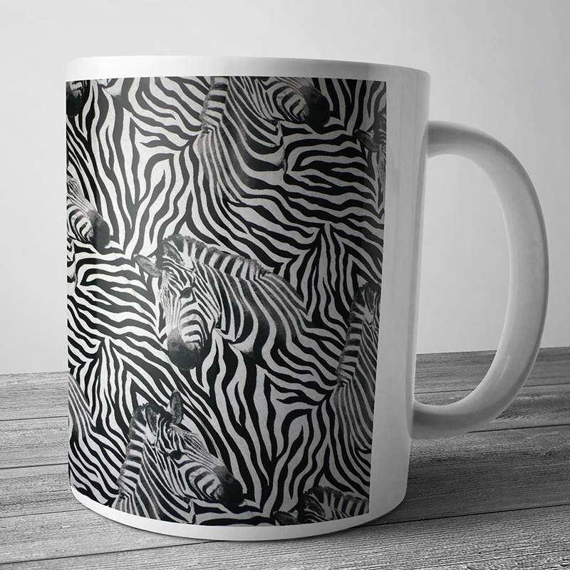 Cana personalizata - Zebra Pattern