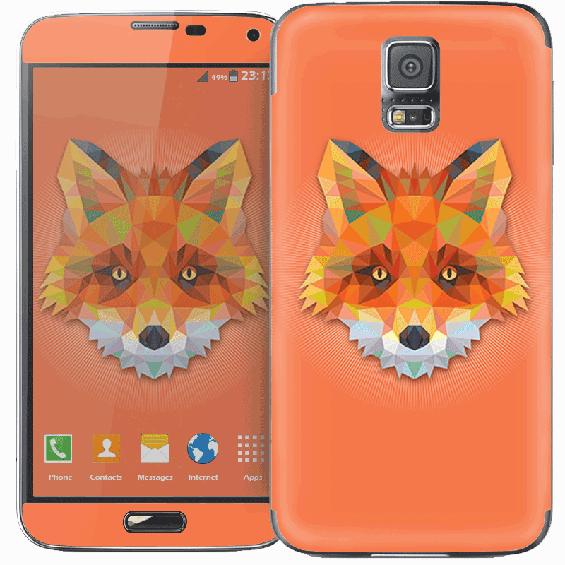 Origami Fox - Samsung Galaxy S5 Skin